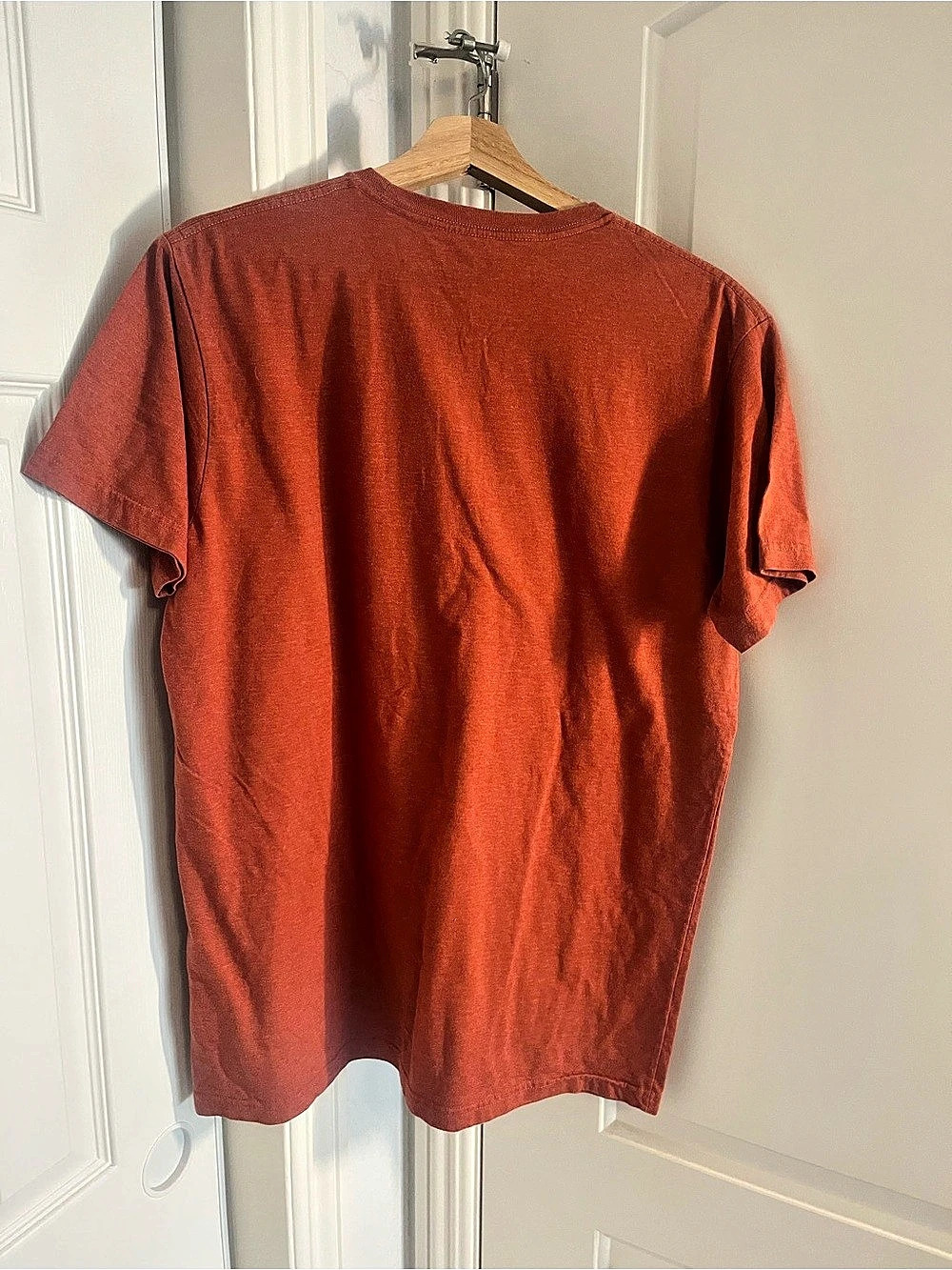 Patagonia Fitz Roy Bear Organic Cotton T-Shirt Orange Large - Picture 2 of 3